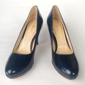 Cole Haan Navy Blue Heels Closed Toe Shoes